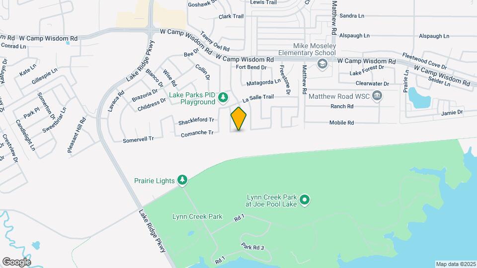 2207 Terrell Dr Mapa y Detalles de la Ubicación