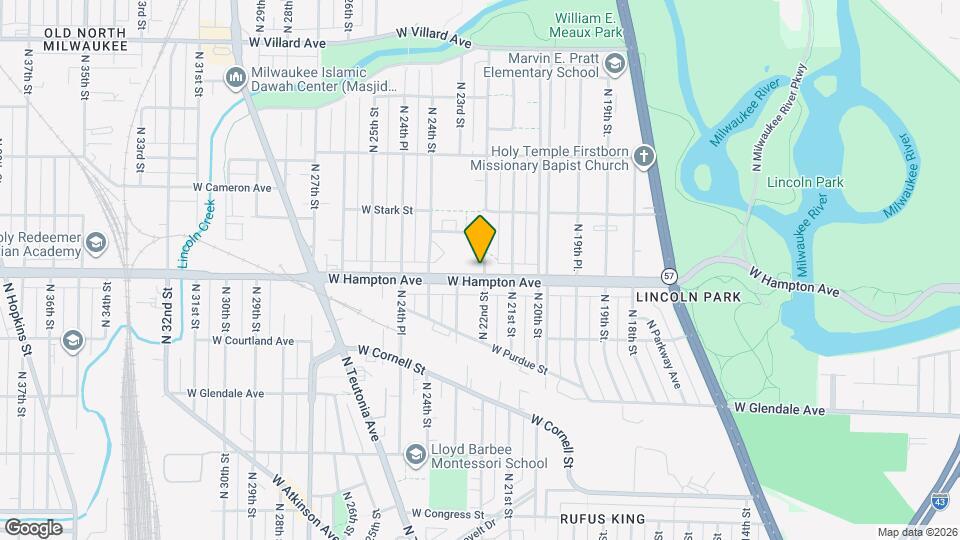 New Hampton Gardens Map and Location Details