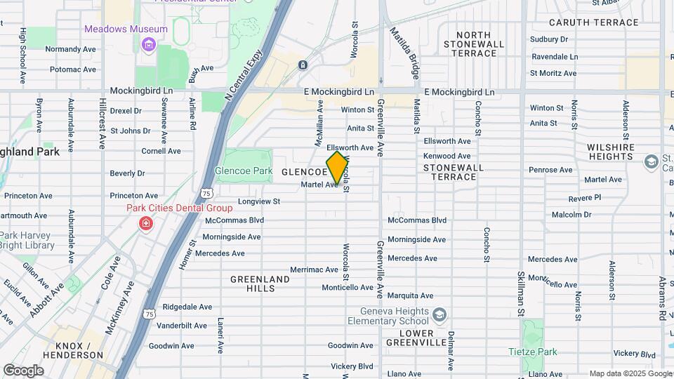 5552 Martel Ave Map and Location Details