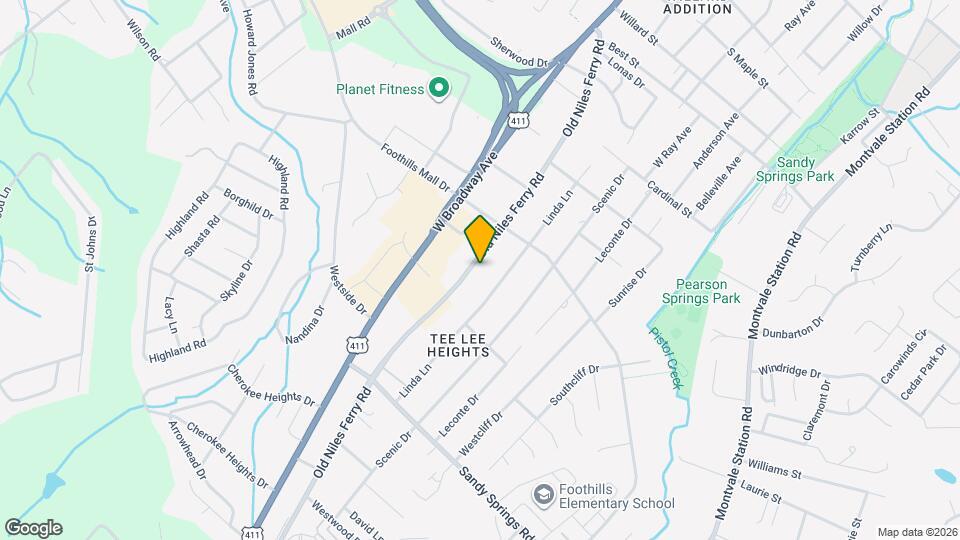1712 Old Niles Ferry Rd Map and Location Details