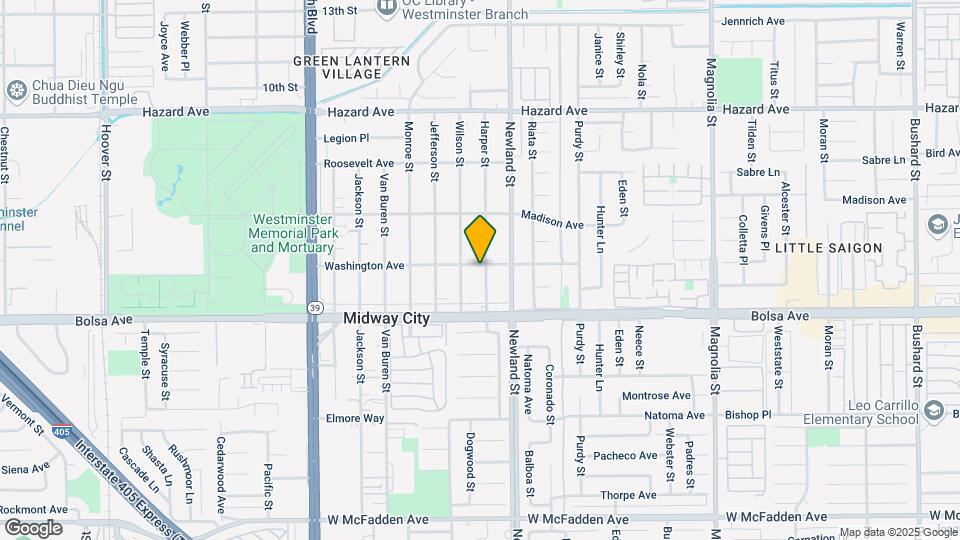 14861 Harper St Mapa y Detalles de la Ubicación