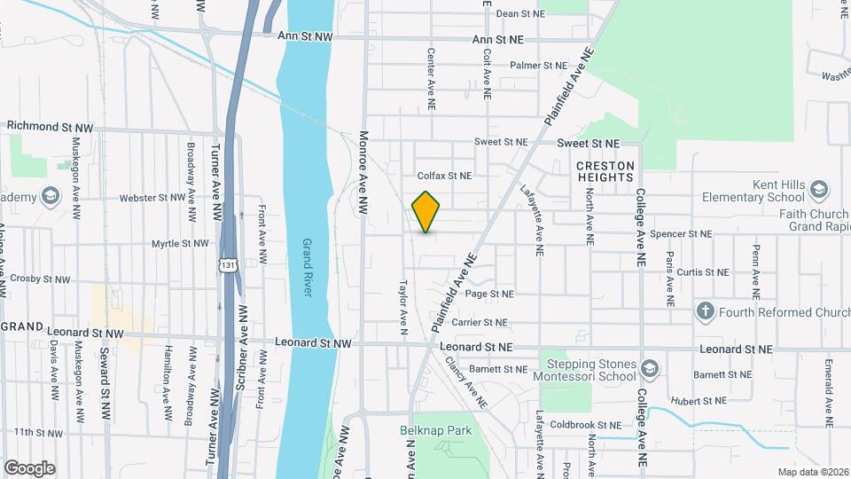 28 Caledonia St NE, Unit # 2 Mapa y Detalles de la Ubicación