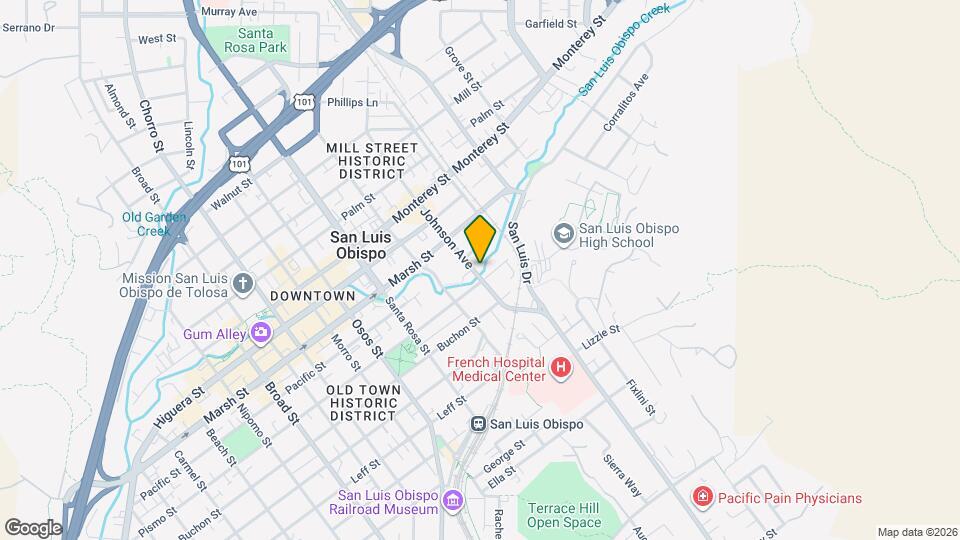 1324 Johnson Ave Map and Location Details