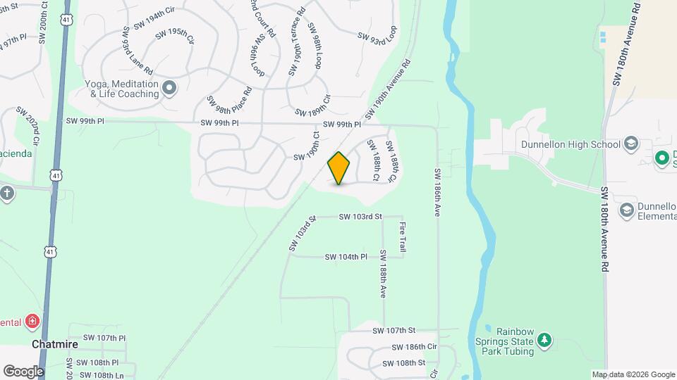 10102 SW 188th Cir Map and Location Details