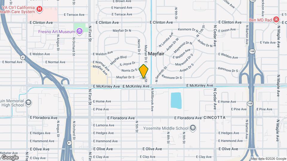 1619 N 6th St Map and Location Details