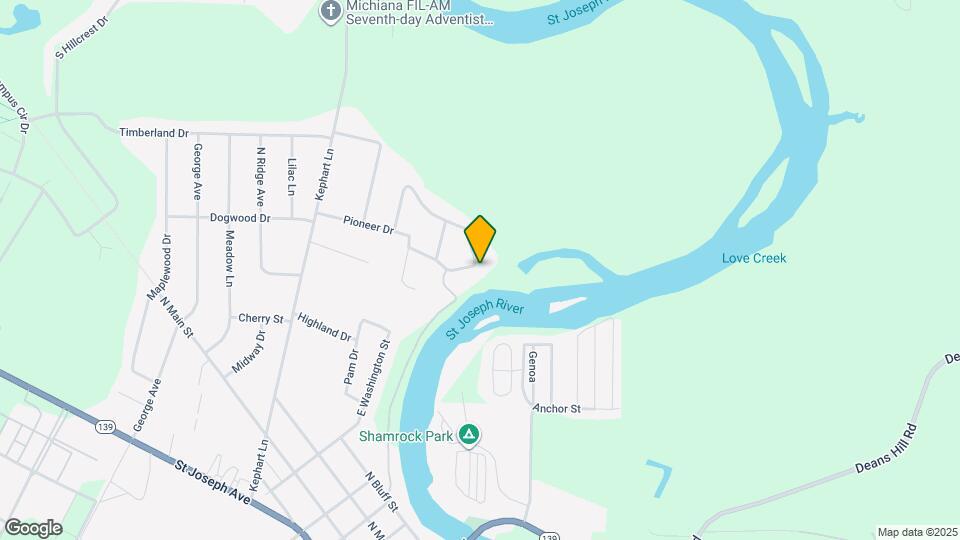 5134 E Bluffview Dr, Unit 1 Map and Location Details