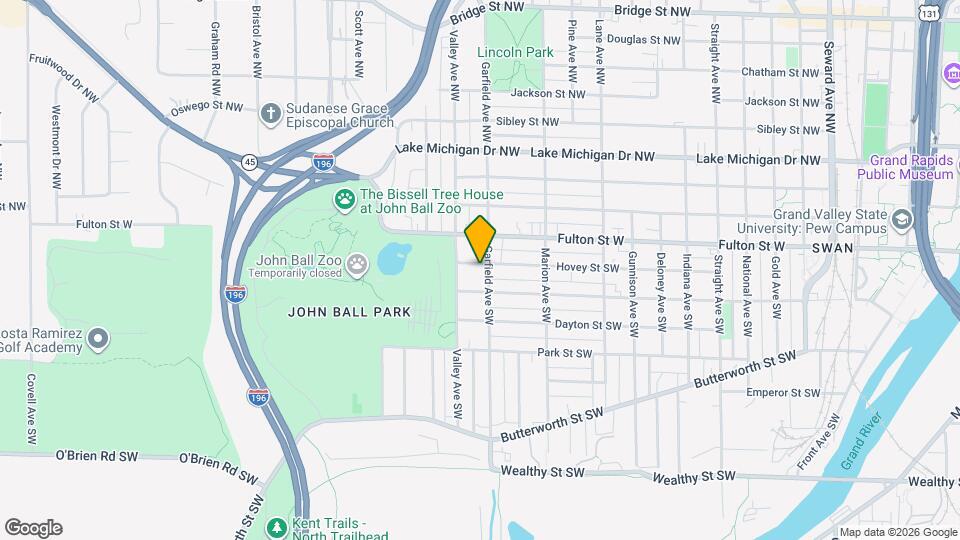 1208 Hovey St SW Map and Location Details