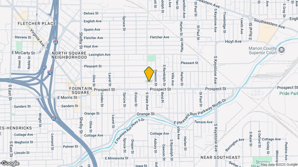 1041 S State Ave Map and Location Details