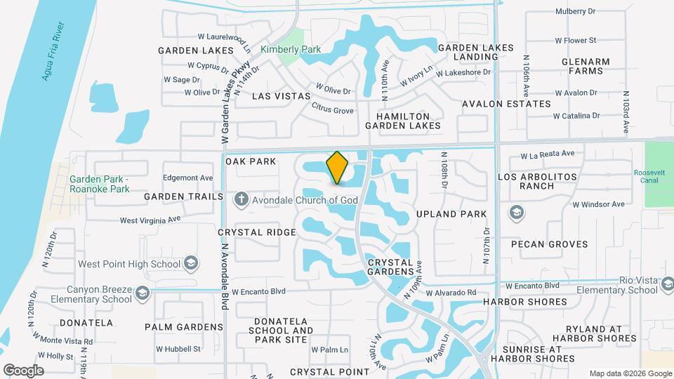 11134 W Windsor Ave Map and Location Details