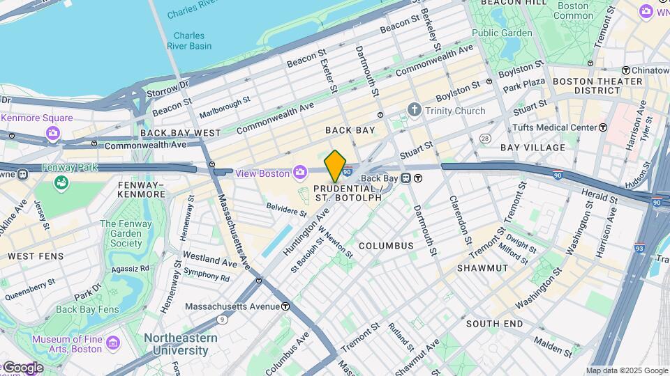 55 Huntington Ave, Unit 59-5 Map and Location Details