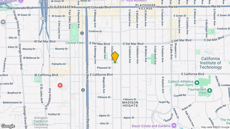 496 Euclid Ave Map and Location Details