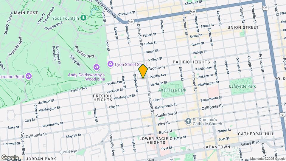 2839 Pacific Ave Map and Location Details
