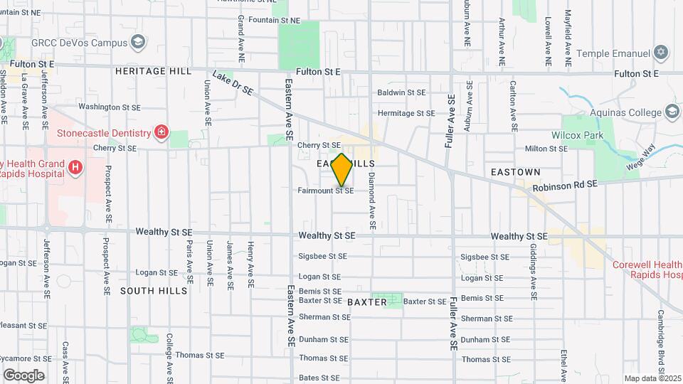 906 Fairmount St SE Map and Location Details