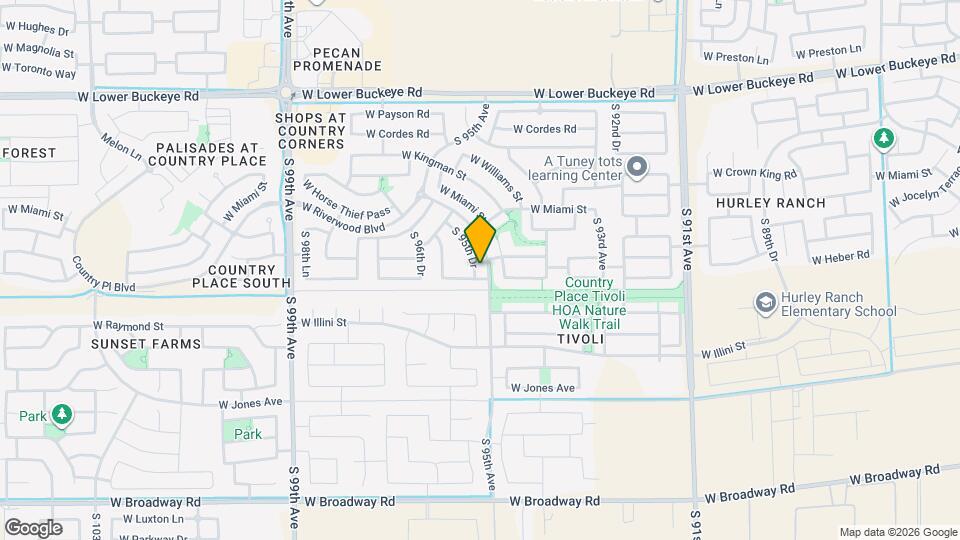 3429 S 95th Dr Mapa y Detalles de la Ubicación