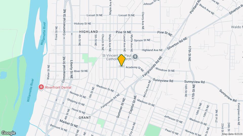 860 Academy St NE Map and Location Details