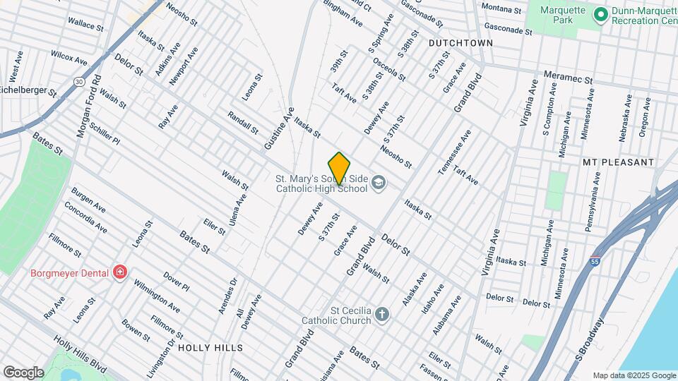 3723 Delor St Map and Location Details