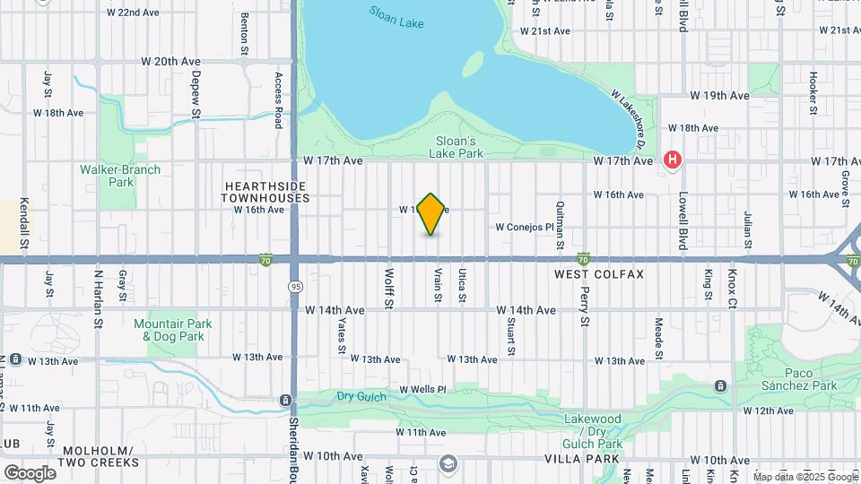 1531-1537 Vrain St Map and Location Details