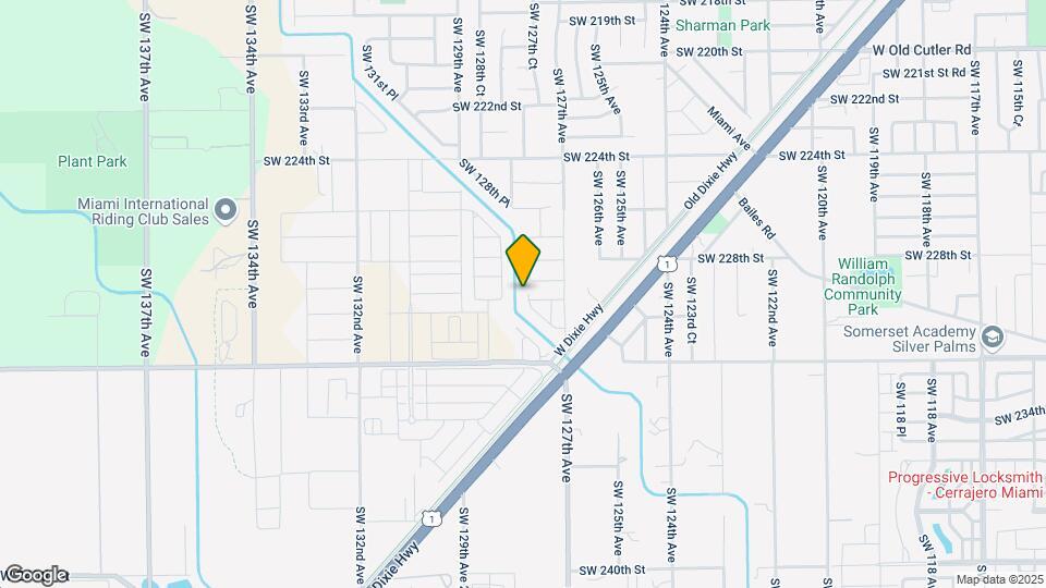 22918 SW 127th Pl Mapa y Detalles de la Ubicación