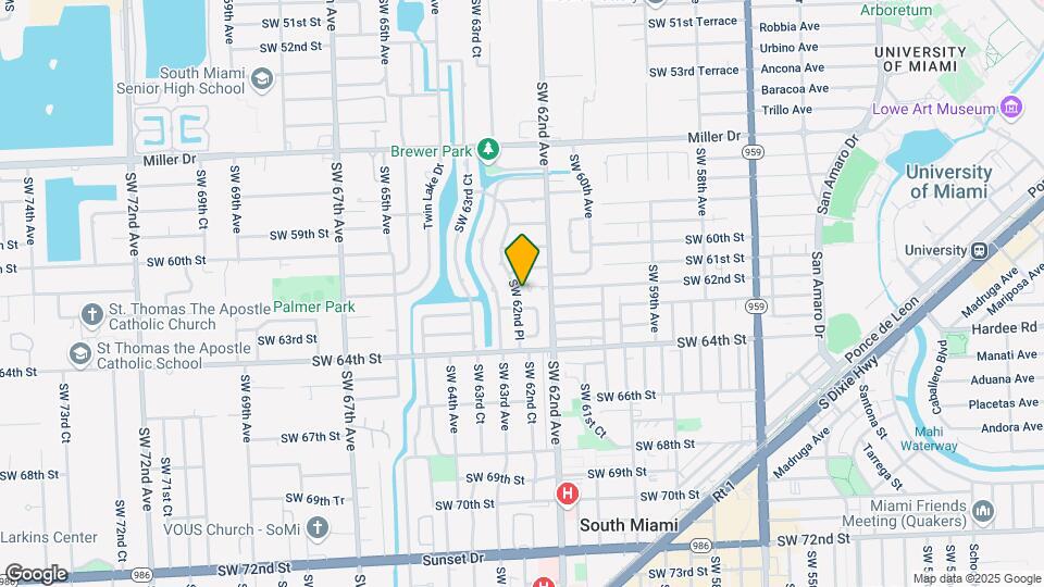 6191 SW 62nd Pl Map and Location Details