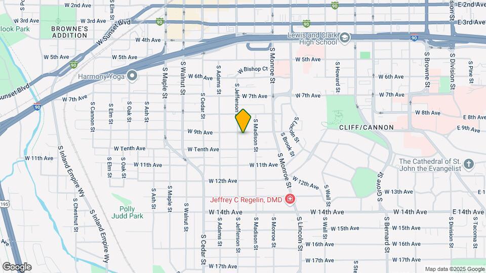 1123 W 9th Ave Mapa y Detalles de la Ubicación