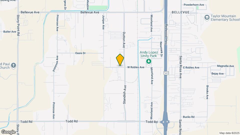 375 W Robles Ave Map and Location Details