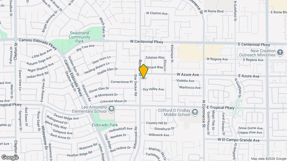 6133 Casper Sands Ct Mapa y Detalles de la Ubicación