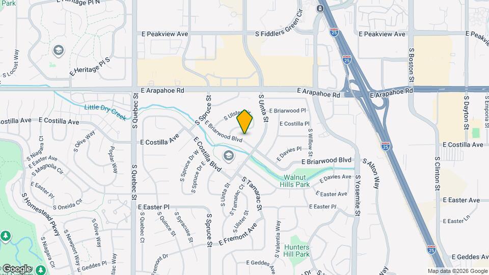 8111 E Briarwood Blvd Map and Location Details