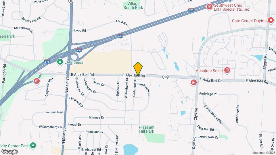 320 E Alex Bell Rd Map and Location Details