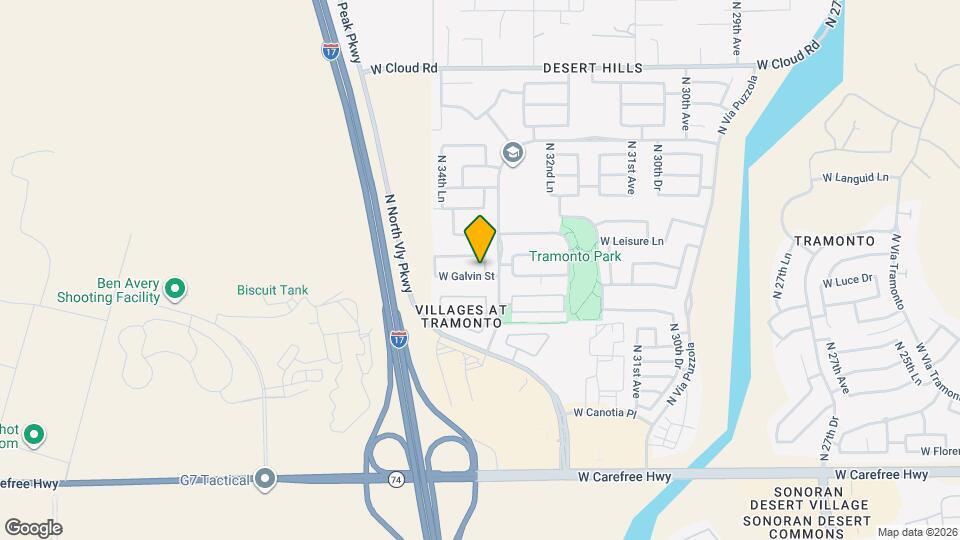 3402 W Galvin St Map and Location Details