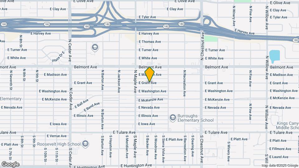 4642 E Grant Ave Map and Location Details