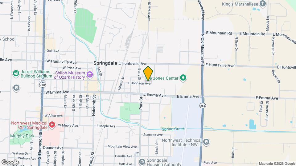 702 E Johnson Ave Map and Location Details