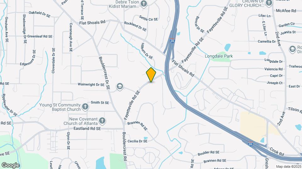 1114 Fayetteville Rd SE Map and Location Details