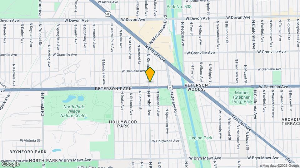 6005 N Kimball Ave Map and Location Details