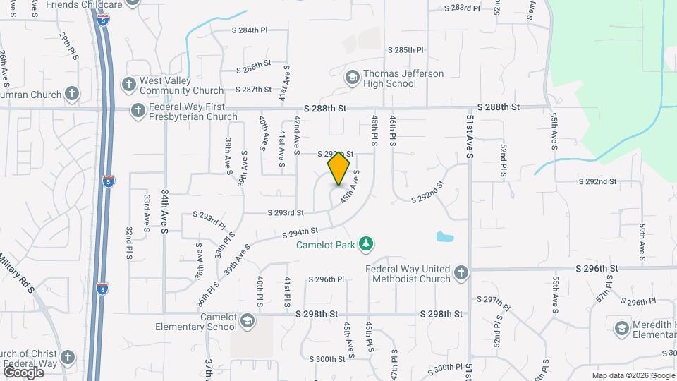 4409 S 292nd St Map and Location Details