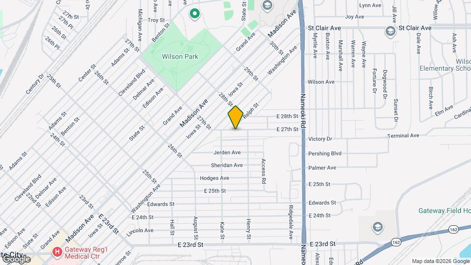 2532 E 27th St Map and Location Details