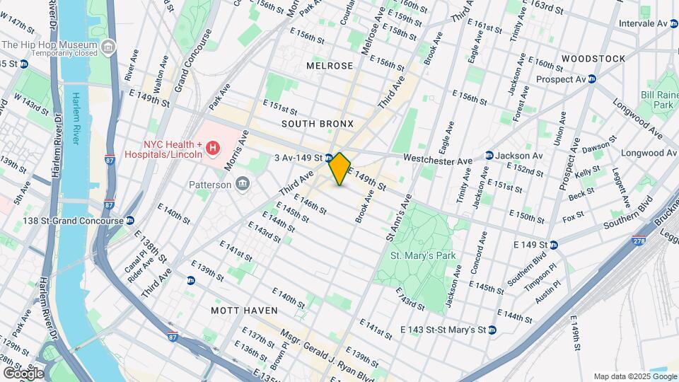 428 E 148th St Mapa y Detalles de la Ubicación