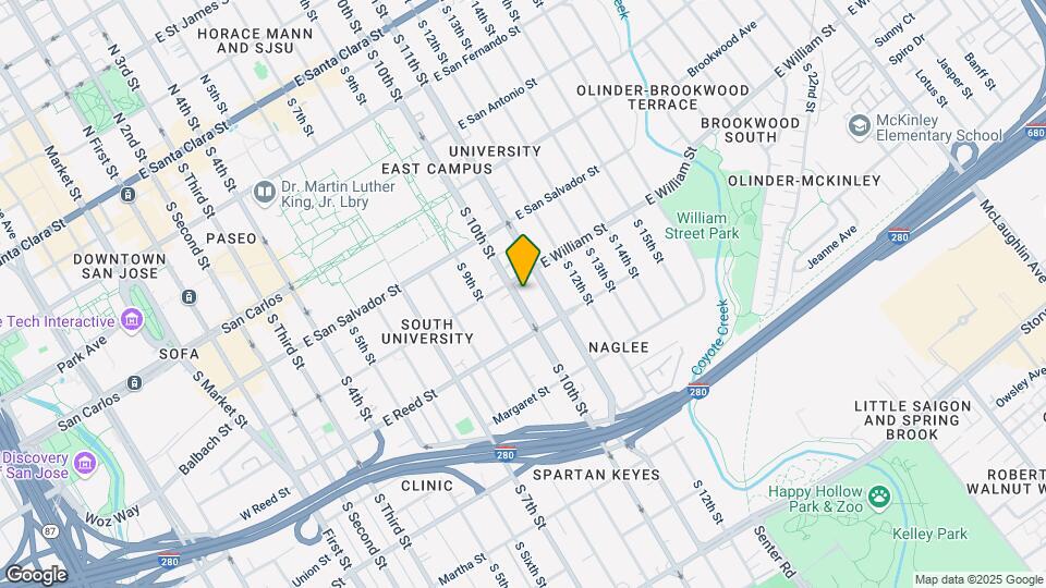 528 S 10th St Map and Location Details