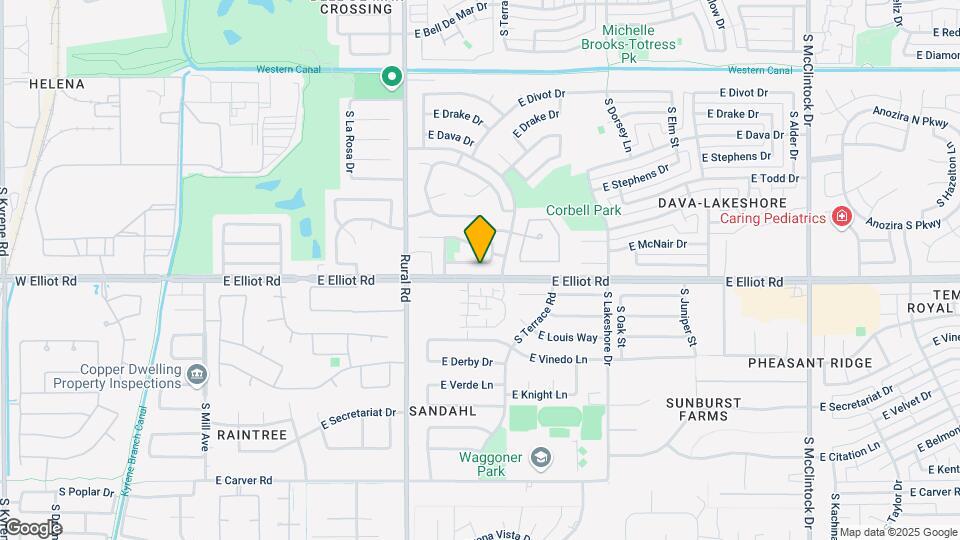 1027 E Brentrup Dr Map and Location Details