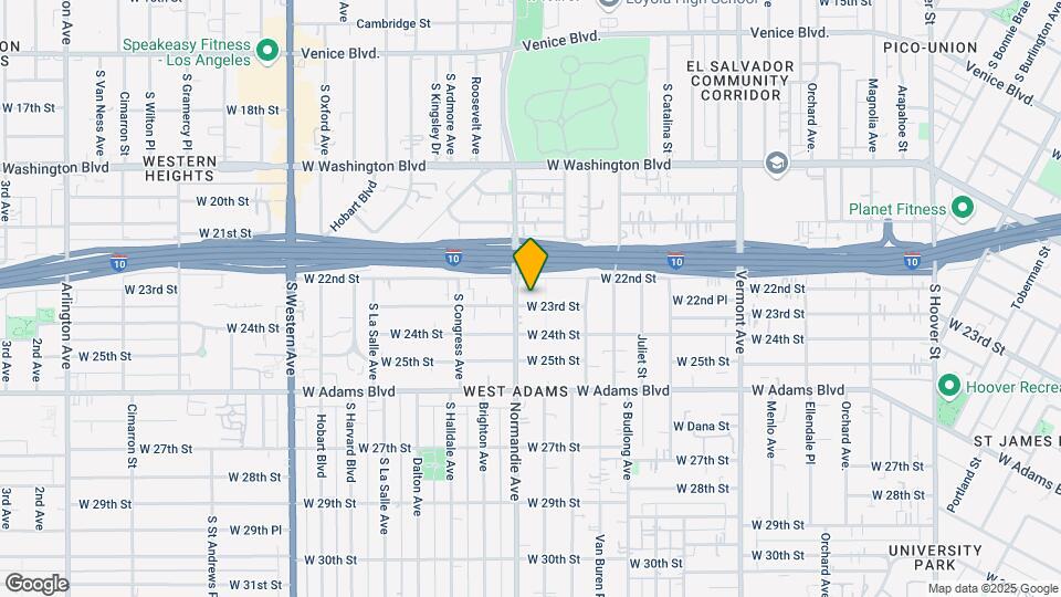 1677 W 23rd St Map and Location Details