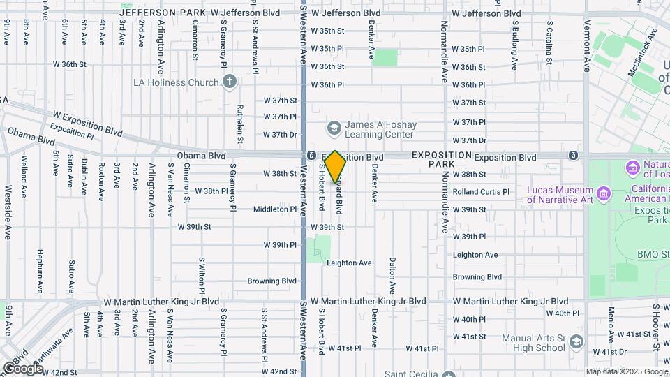 3829 S Harvard Blvd Map and Location Details