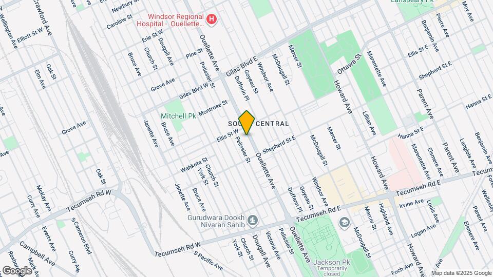 1451 Ouellette Ave Map and Location Details