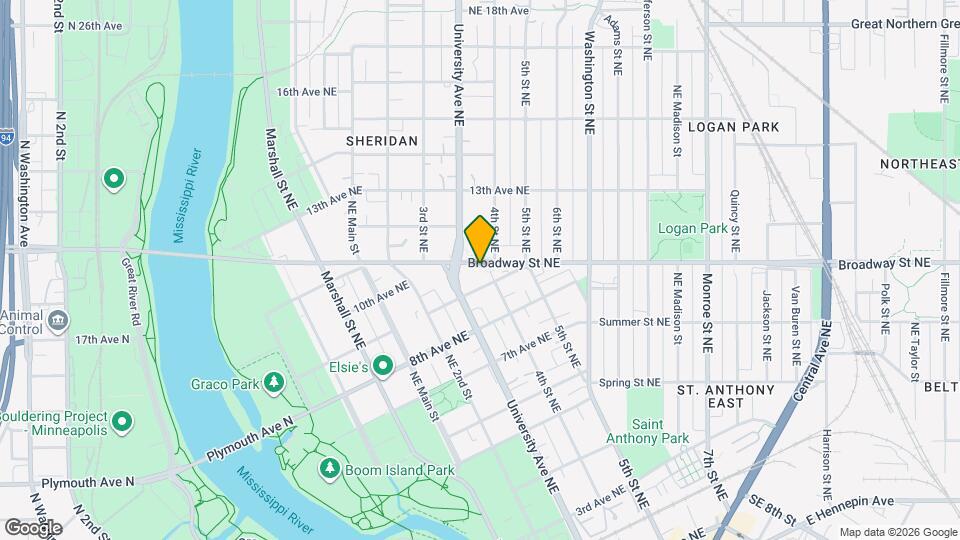 912 4th St NE, Unit 1 Map and Location Details