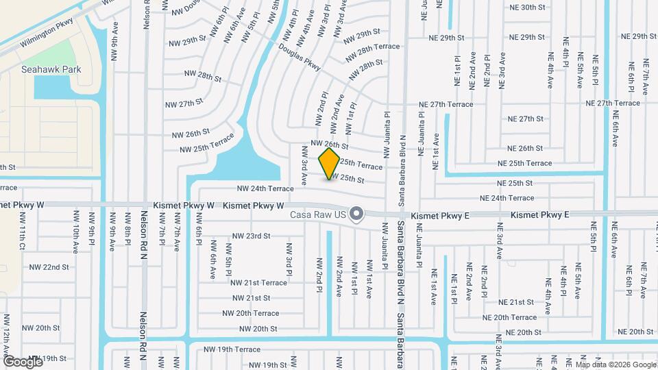 203 NW 24th Terrace Map and Location Details
