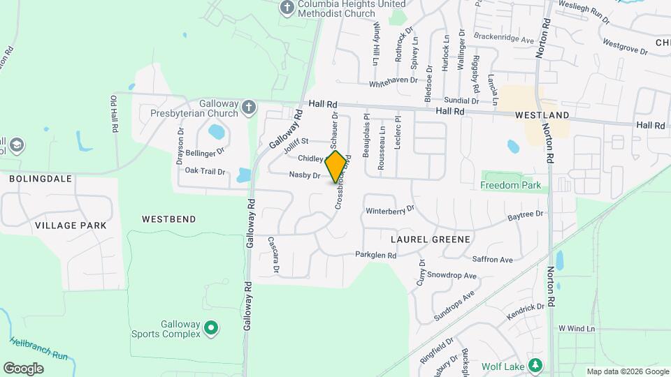 1221 Crossbrook Blvd Map and Location Details