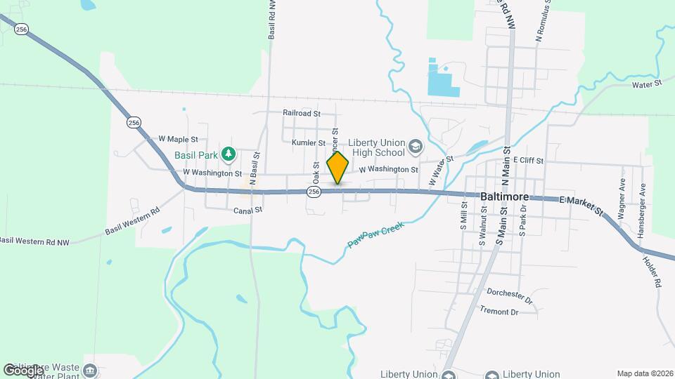 820 W Market St Map and Location Details