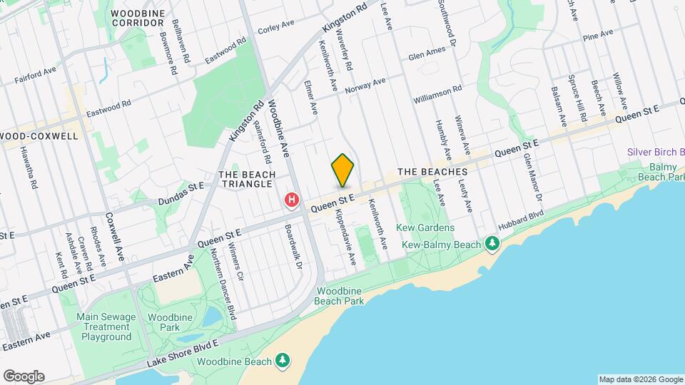 1930 Queen St E Map and Location Details