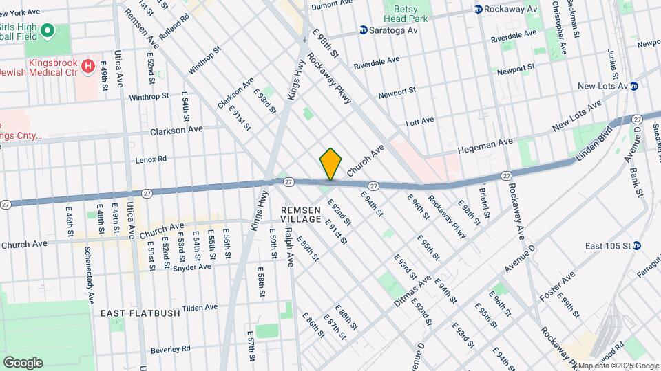 1044 Linden Blvd Mapa y Detalles de la Ubicación