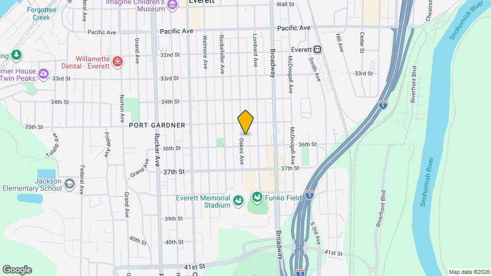 3521 Oakes Ave Map and Location Details