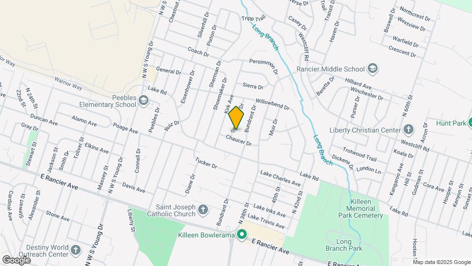 1802 Sycamore Dr Map and Location Details