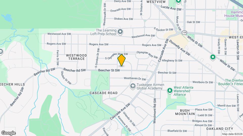 1691 Beecher St SW Mapa y Detalles de la Ubicación